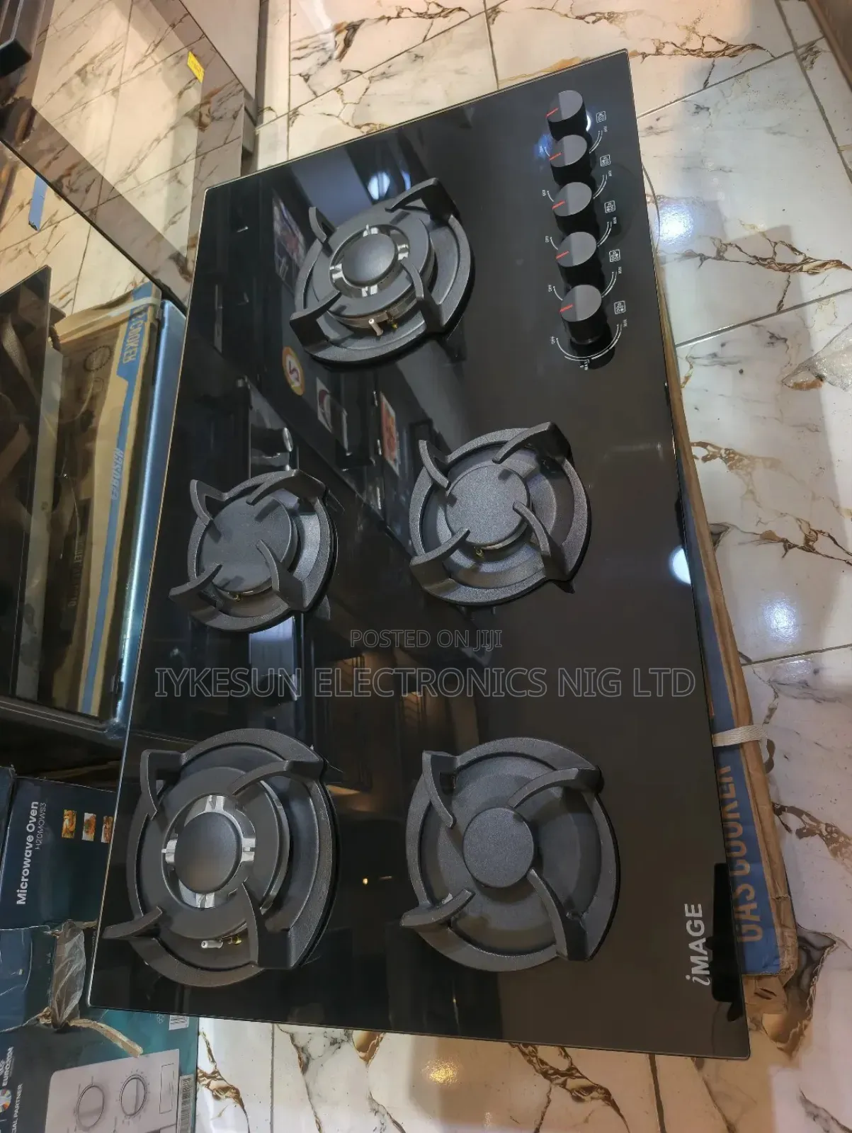 Original Image 90cm Built-in 2 Big Burners 3 Medium Burners All in 5