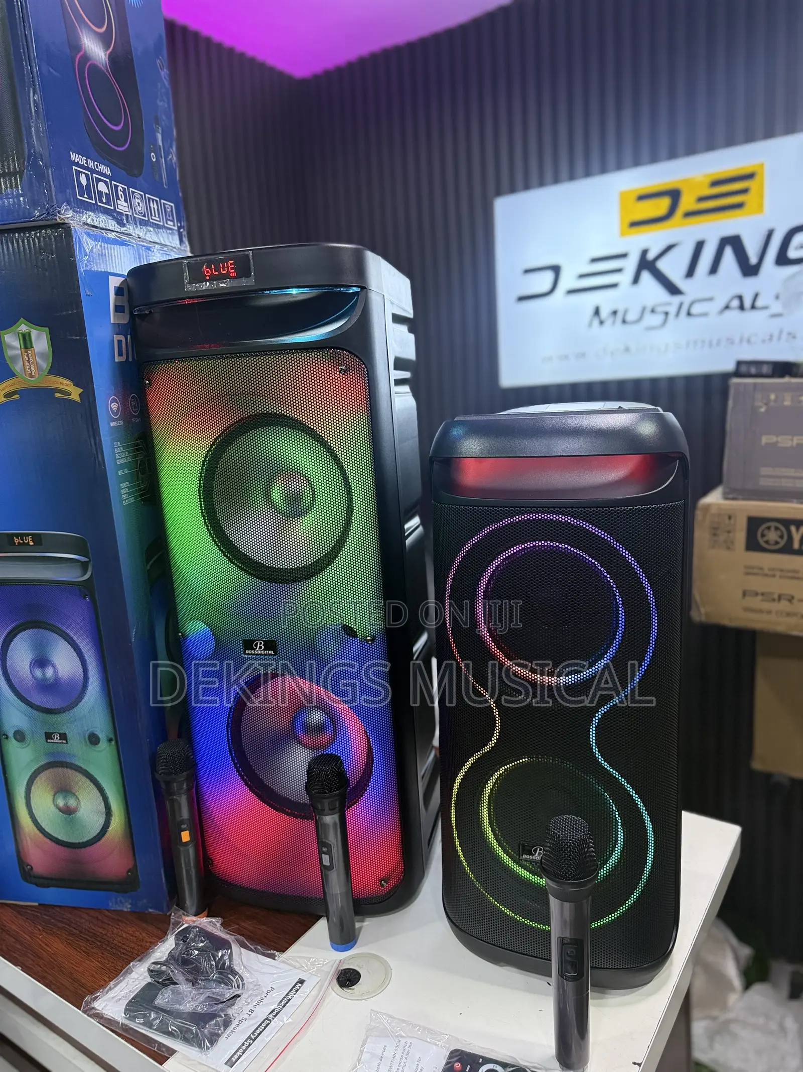 Boss Digital Bd1022 Partybox Speaker and Karaoke Speaker