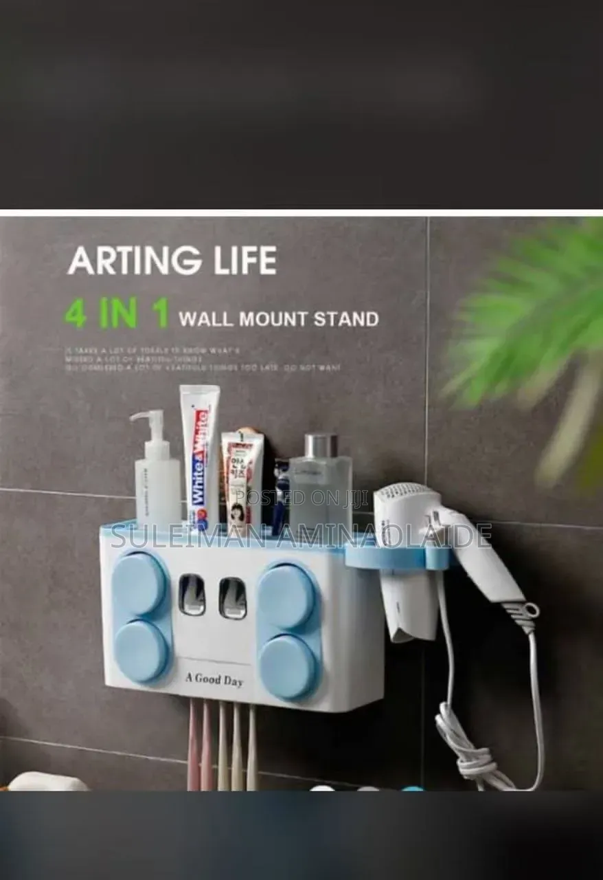 1pc Wall-Mounted Toothbrush Holder Featuring Adorable Design