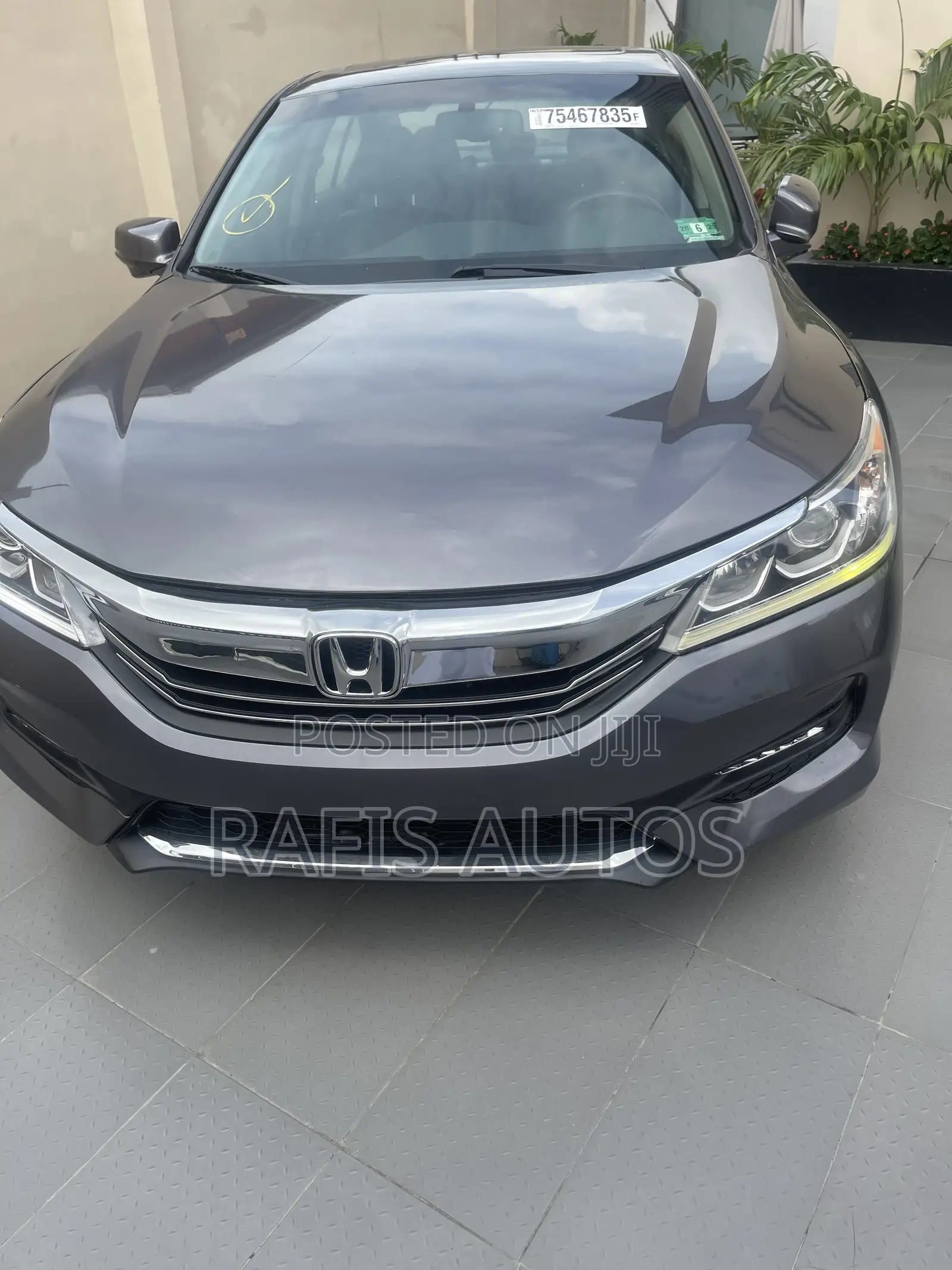 Honda Accord EX-L V-6 4dr Sedan FWD (3.5L 6cyl 6A) 2016 Gray