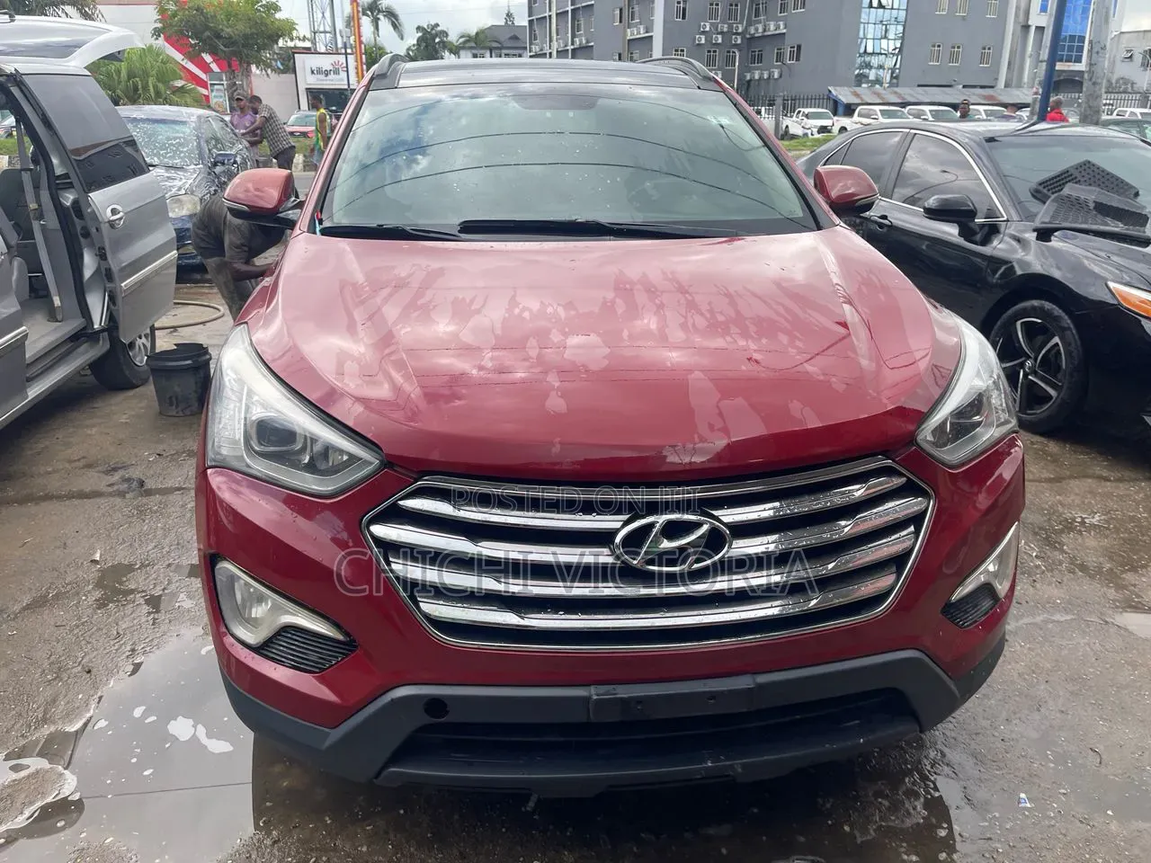 Hyundai Santa Fe 2015 Red