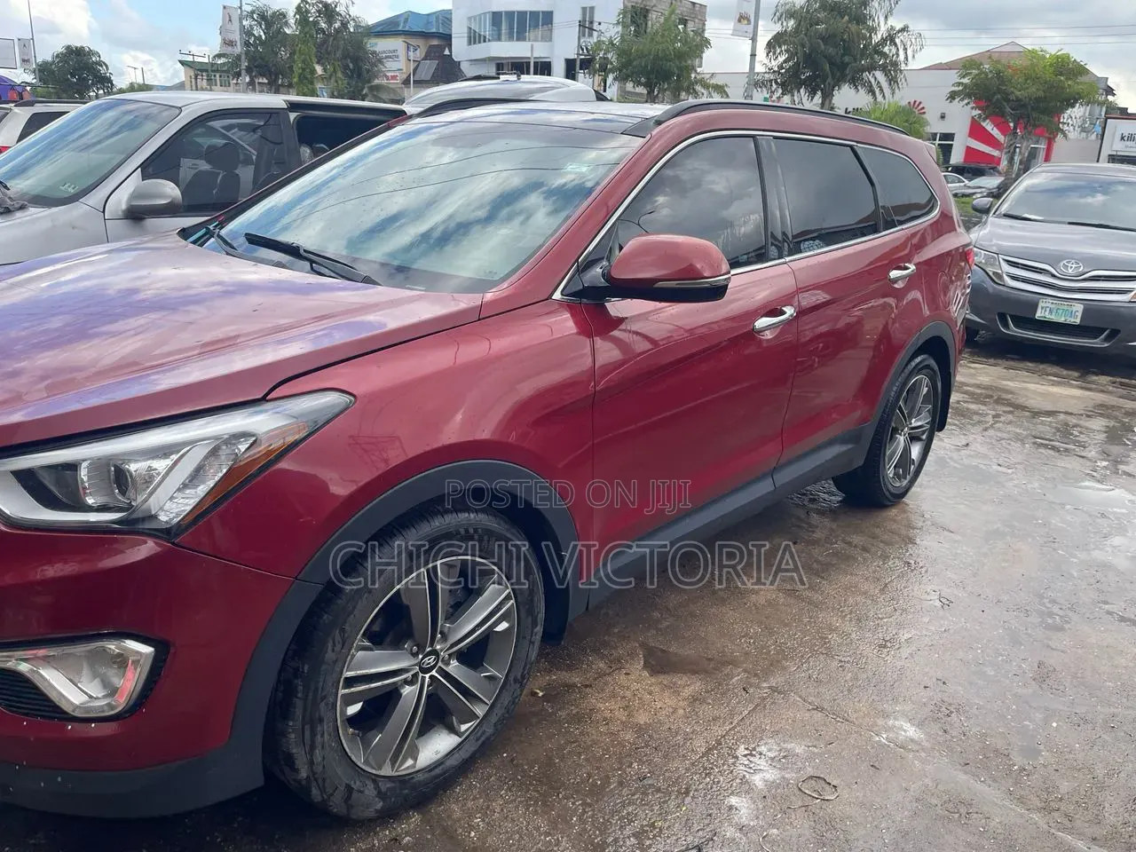 Hyundai Santa Fe 2015 Red