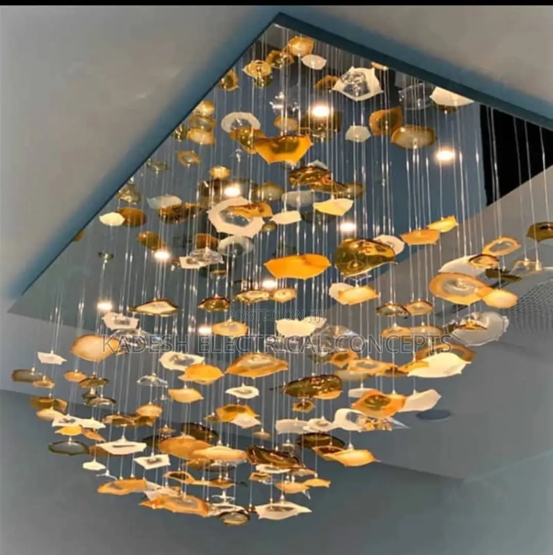 Luxury Led Crystal Chandelier Modern Lobby Design Artistic Lighting