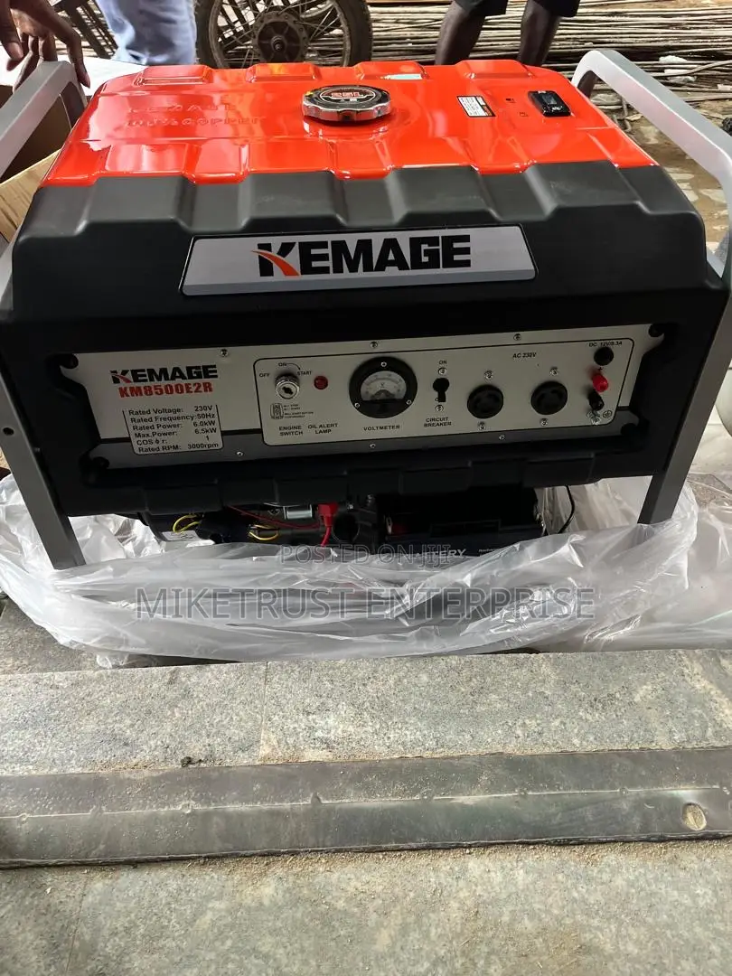 Kemage 5.5kva Generator. Low Sound With Key and Remote