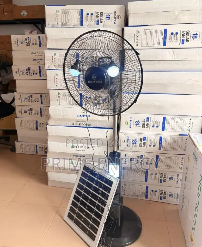 18 Inches Solar Fan Hamtem Are Very Much Available Now in Stock
