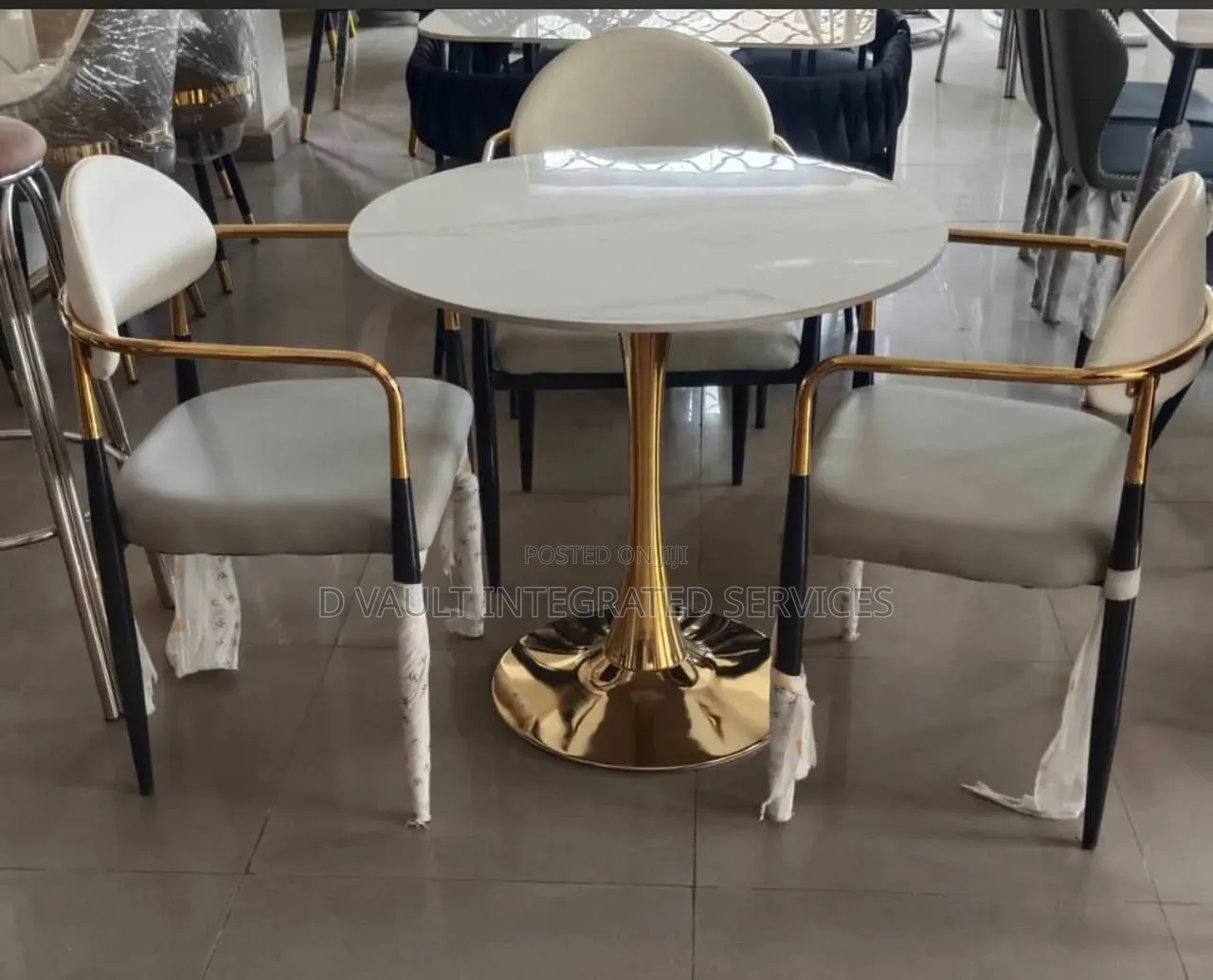 Dining Table With Marble Top