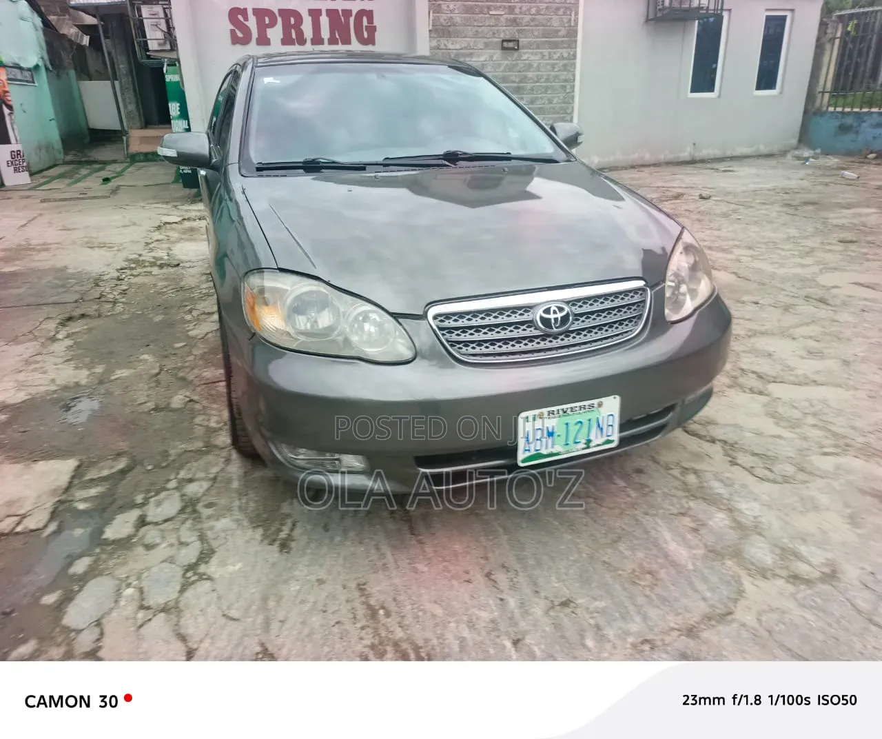 Toyota Corolla 2005 Gray