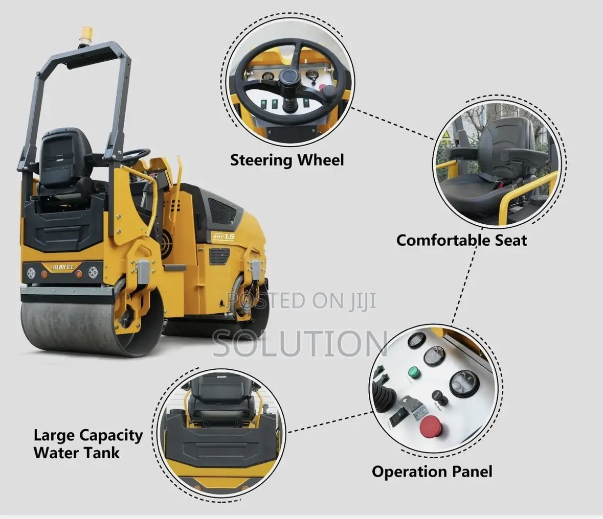 3000kg Mobile Drum Compactor