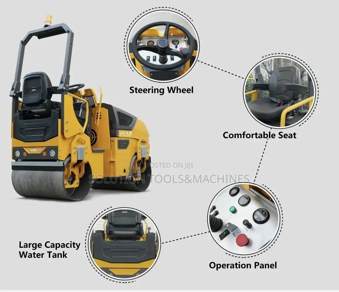 3000kg Mobile Drum Compactor