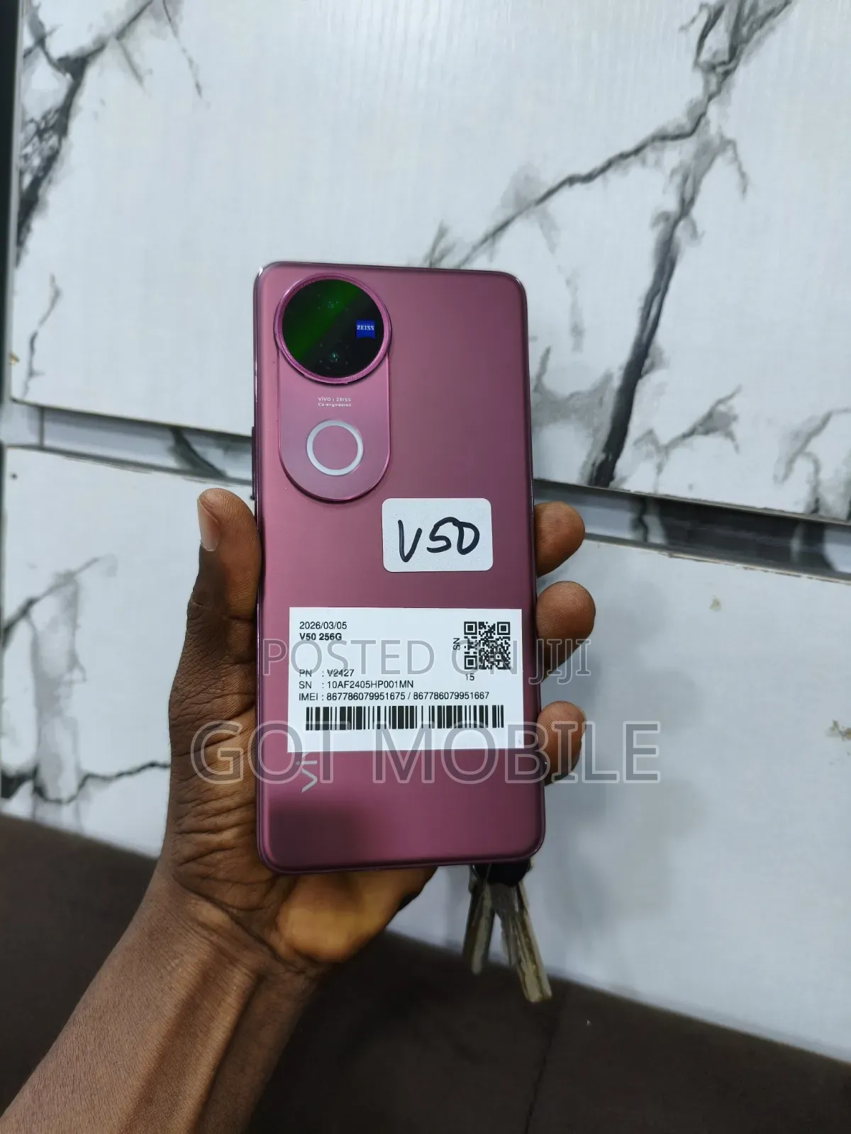 Vivo V50 256 GB Bronze
