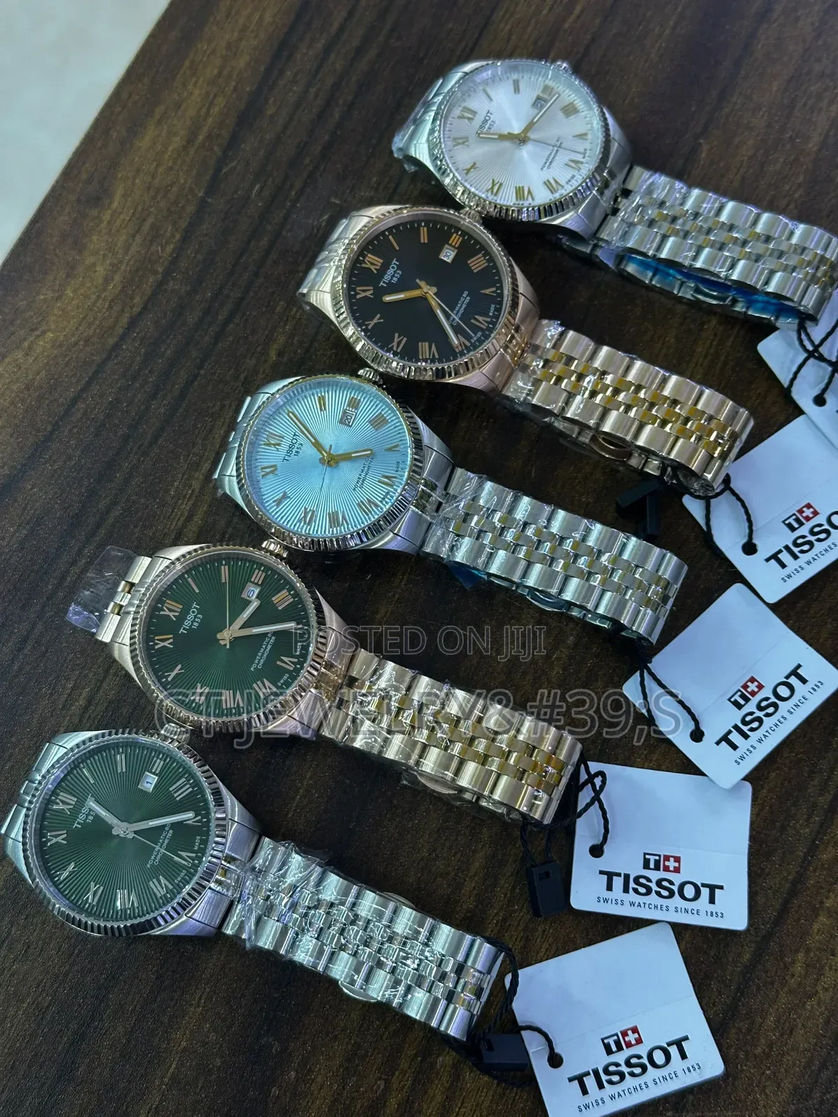 Tissot Style Two-Tone Watch Silver Gold, Date, Luxury Women's Watch