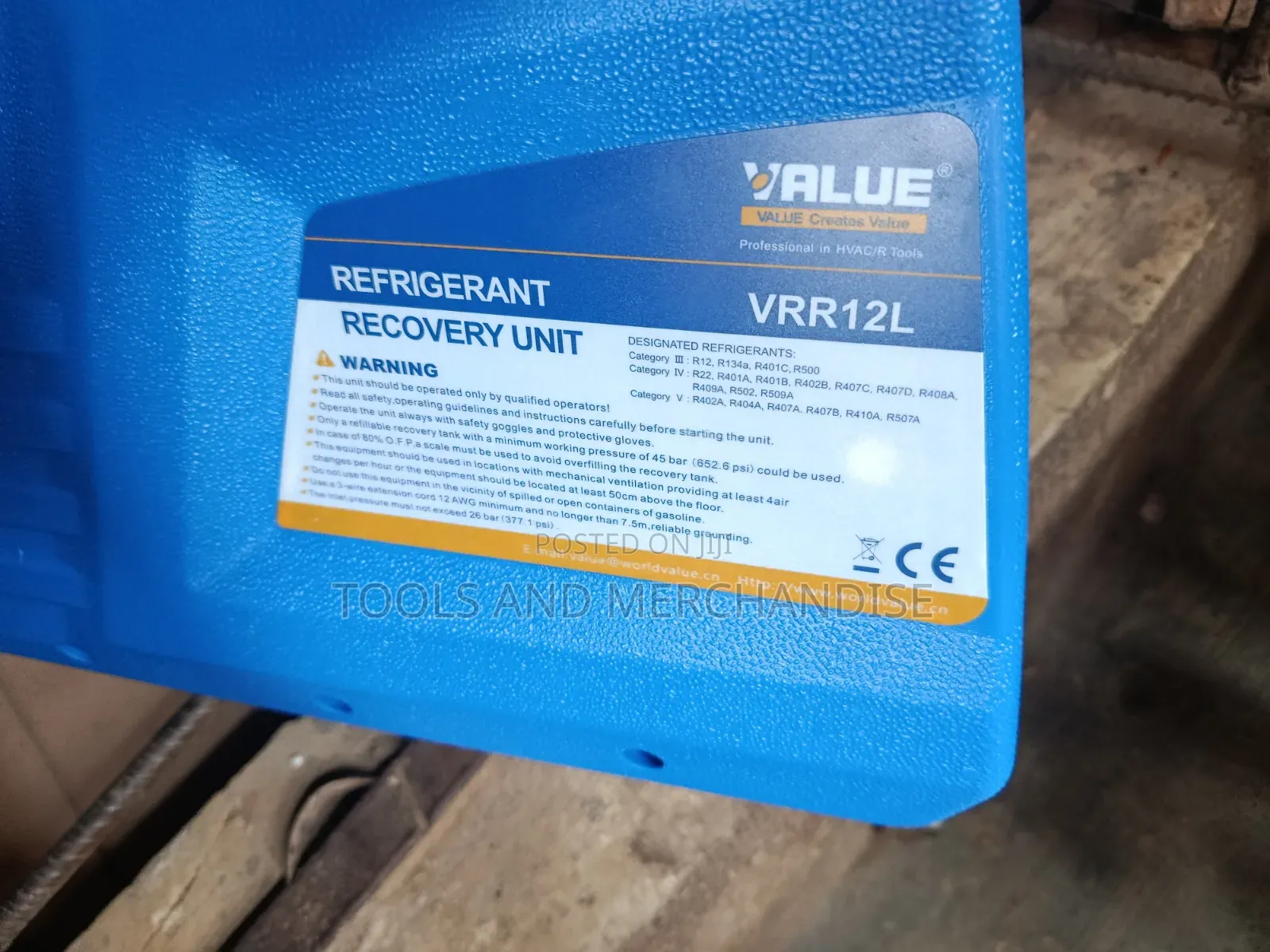 Refrigerant Recovery Machine
