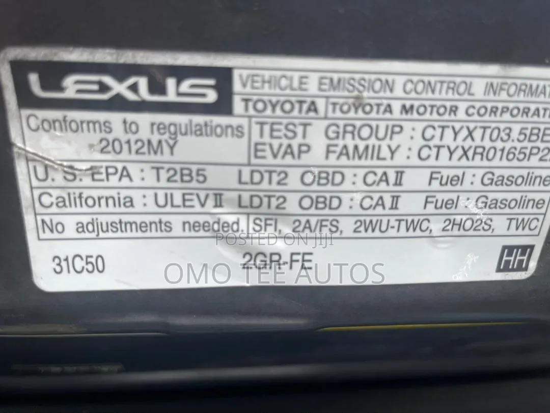 Lexus RX 350 AWD 2012 Gray