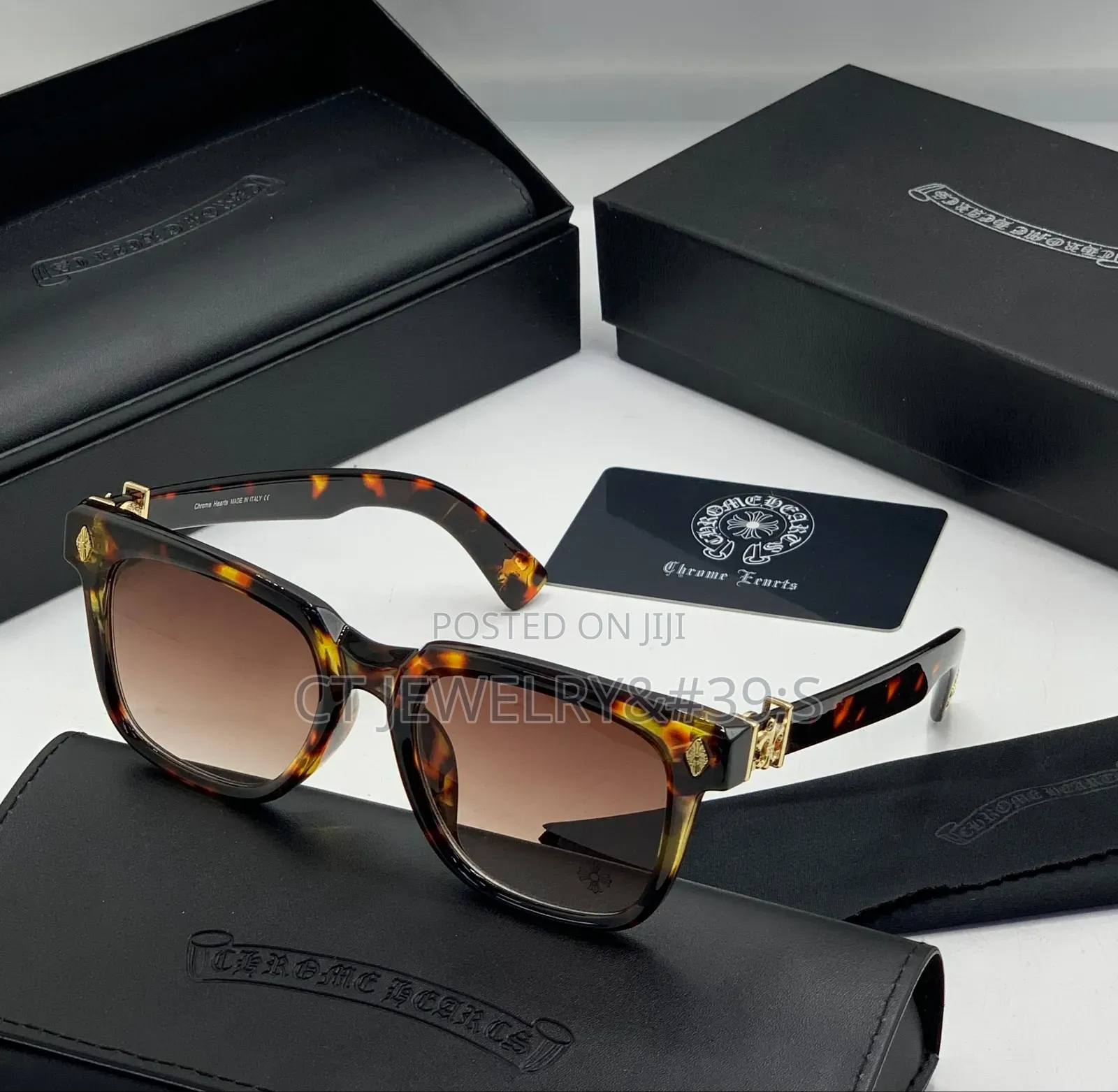 Chrome Hearts Pure Quality Sunglasses Fully Package as Seen