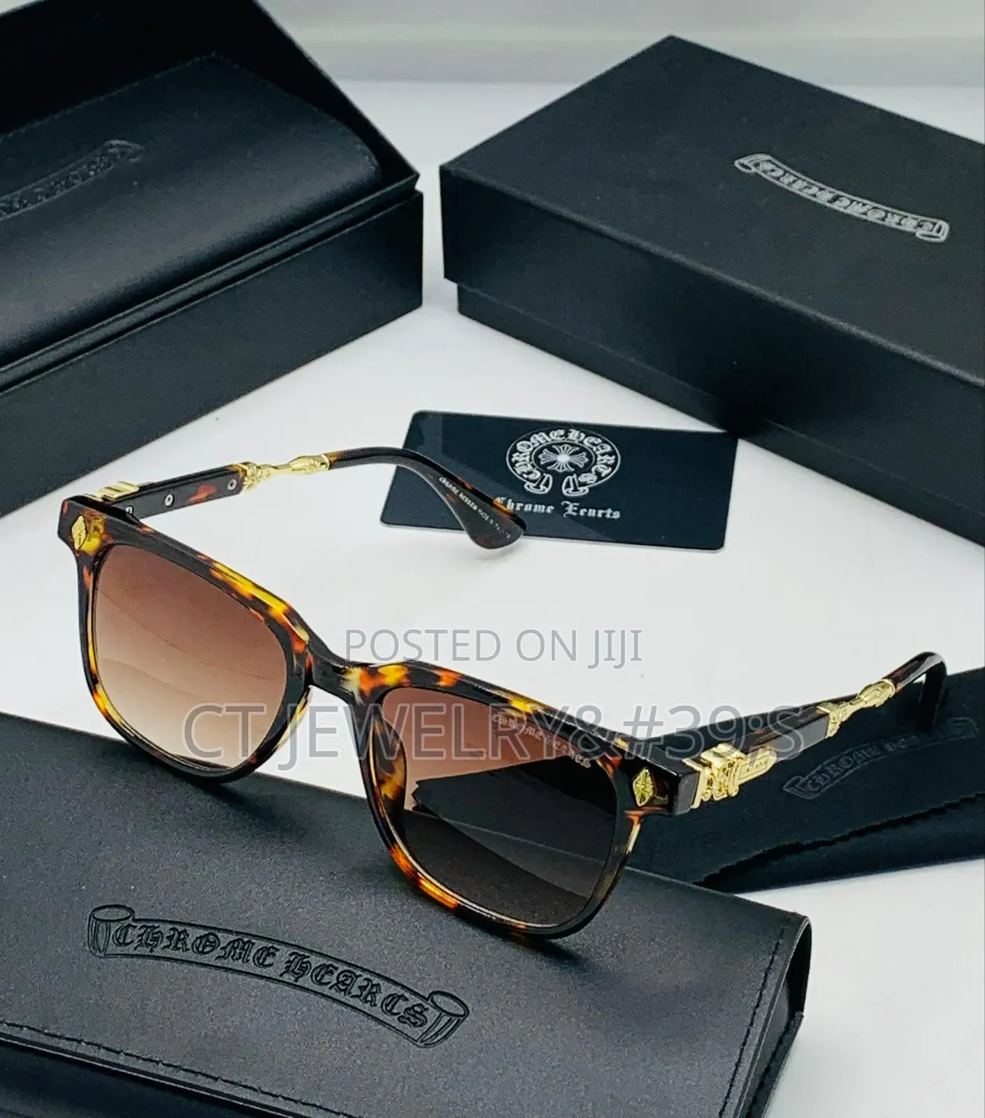 Chrome Hearts Pure Quality Sunglasses Fully Package as Seen