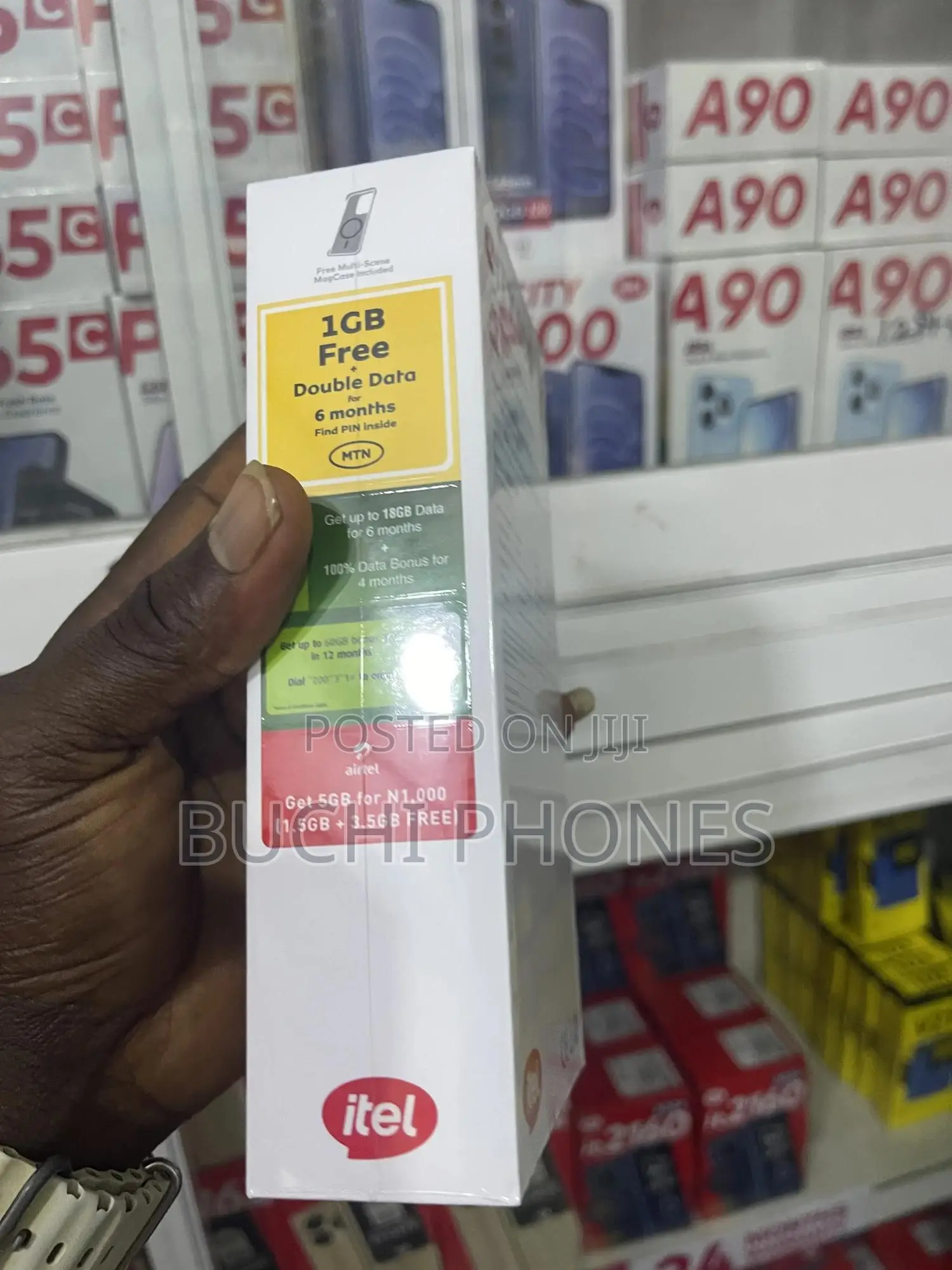 New Itel City 100 128 GB Black