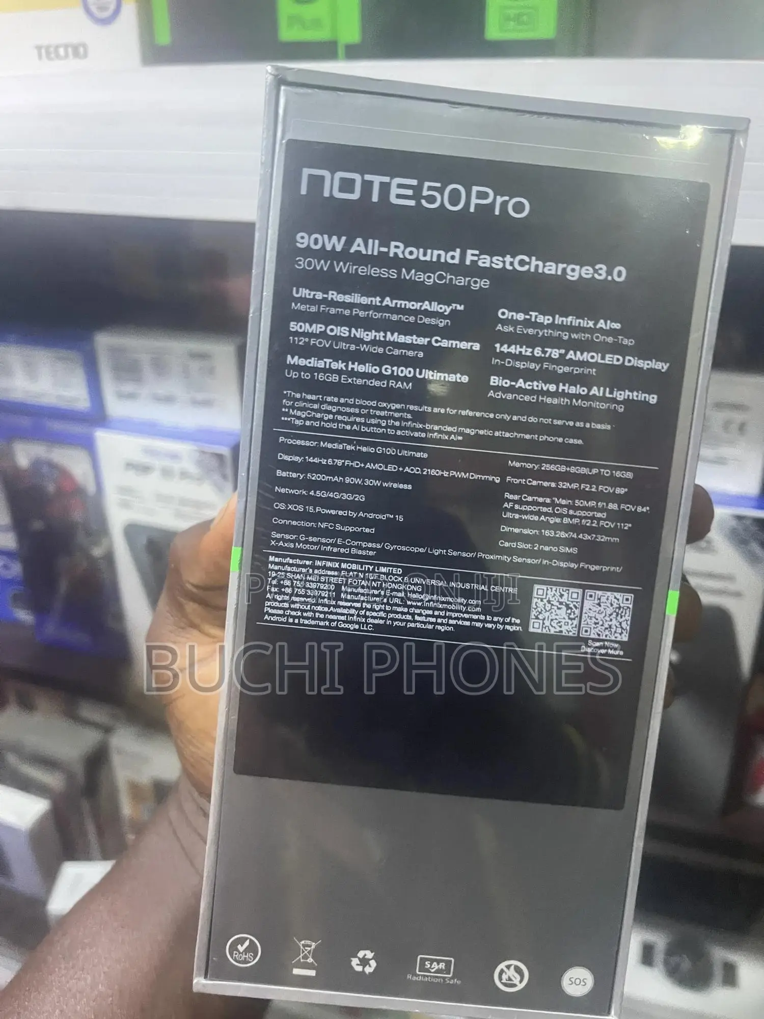 New Infinix Note 50 Pro 256 GB Purple