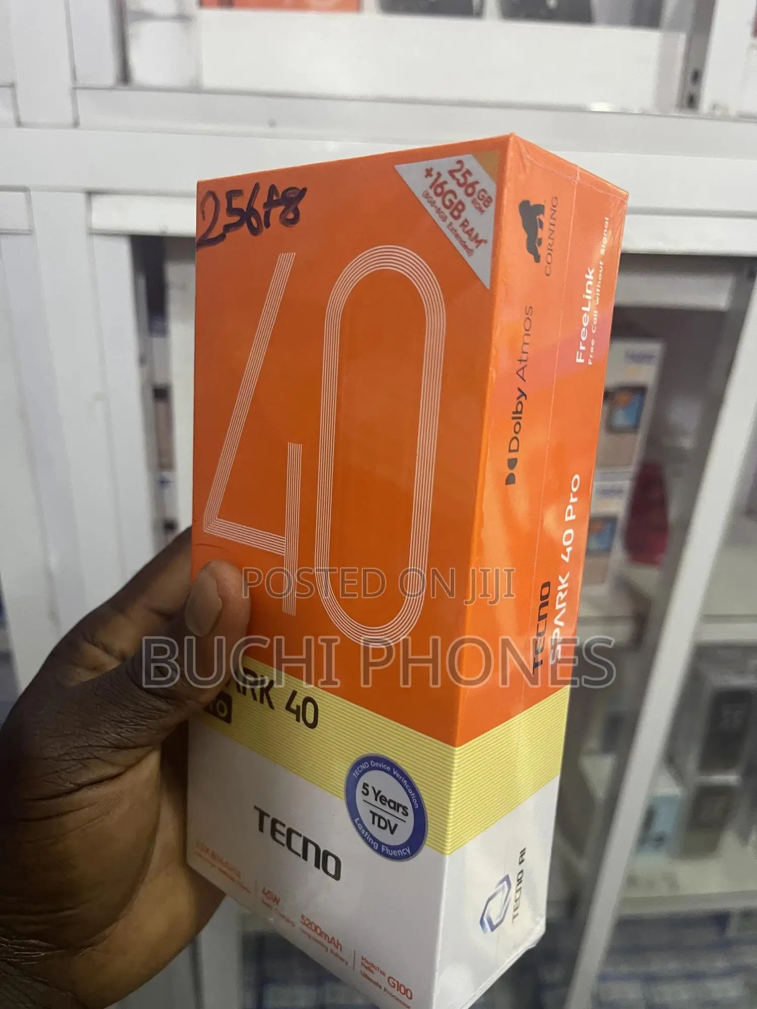 New Tecno Spark 40 Pro 256 GB Black