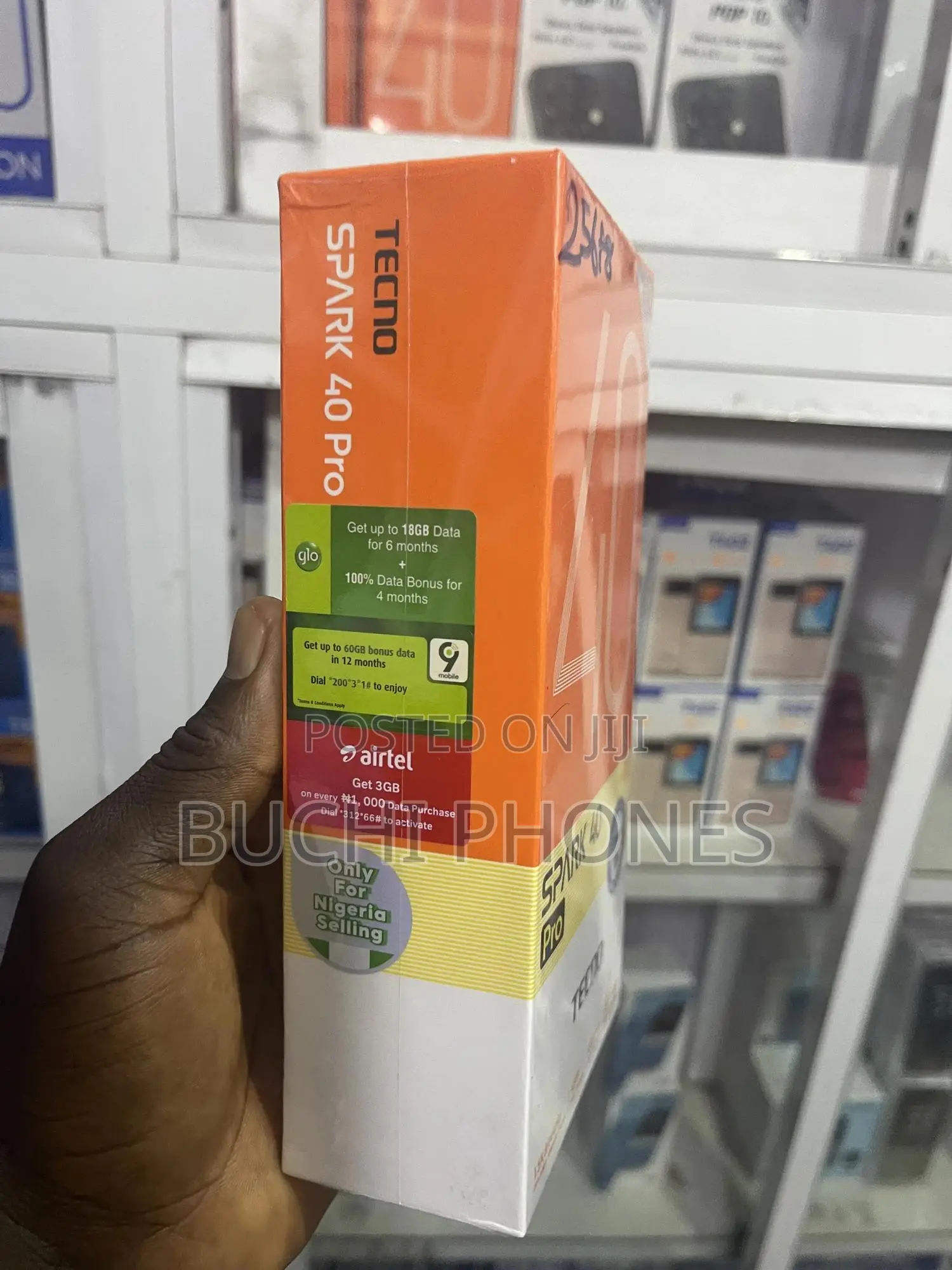 New Tecno Spark 40 Pro 256 GB Black