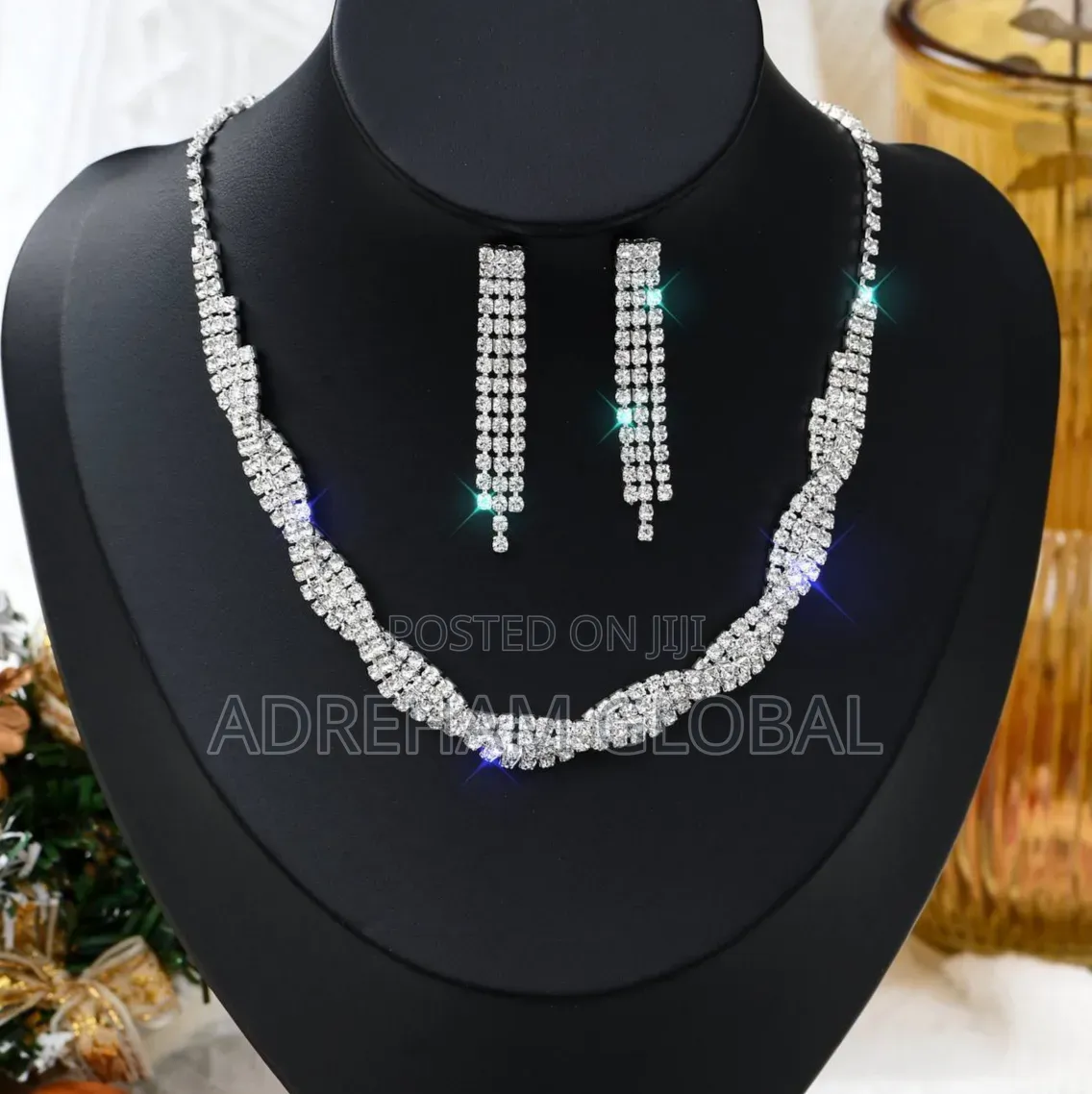 Fashion Silver Jewelry Chain and Earring