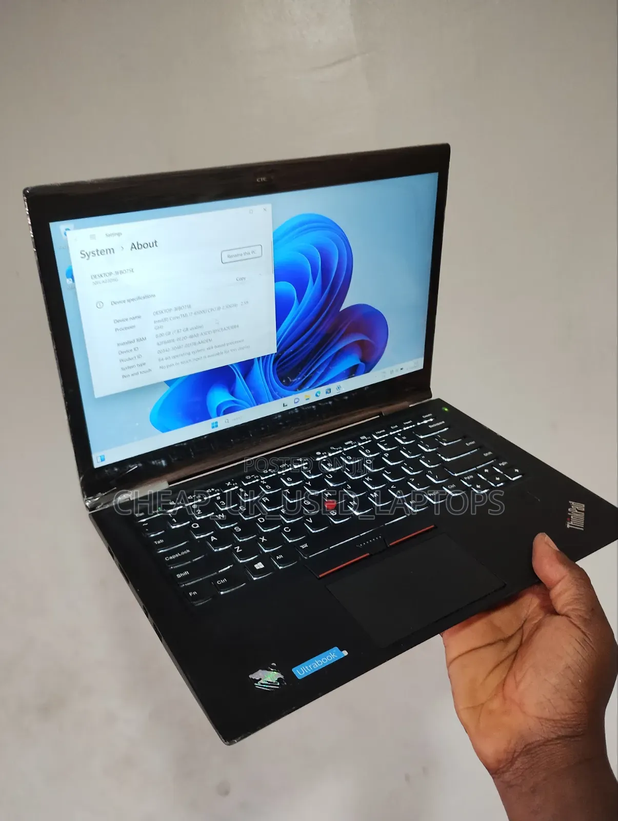 Laptop Lenovo ThinkPad X1 Carbon 8GB Intel Core i7 SSD 128GB