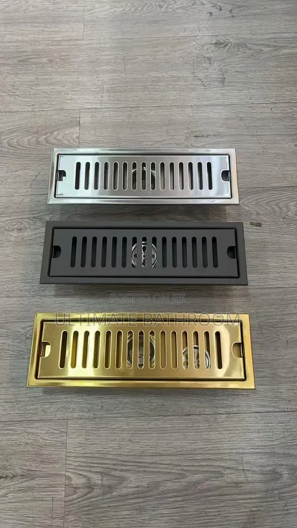 300mm Bathroom Linear Floor Drain in Colours