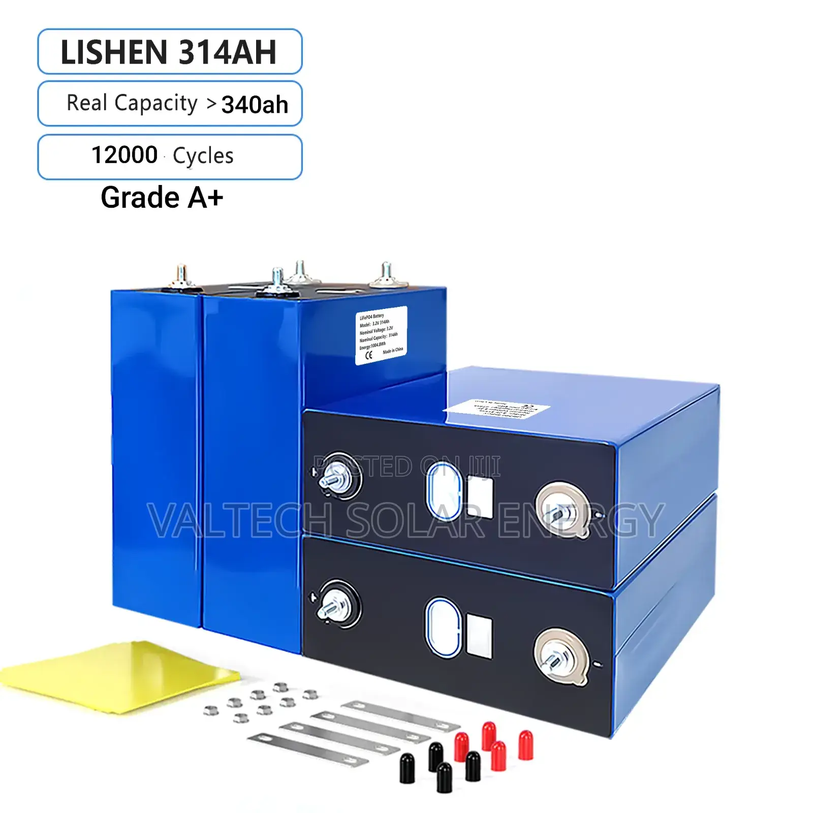 Brand New Grade a Lishen 314ah 3.2v Lifepo4 Lithium Battery Cells