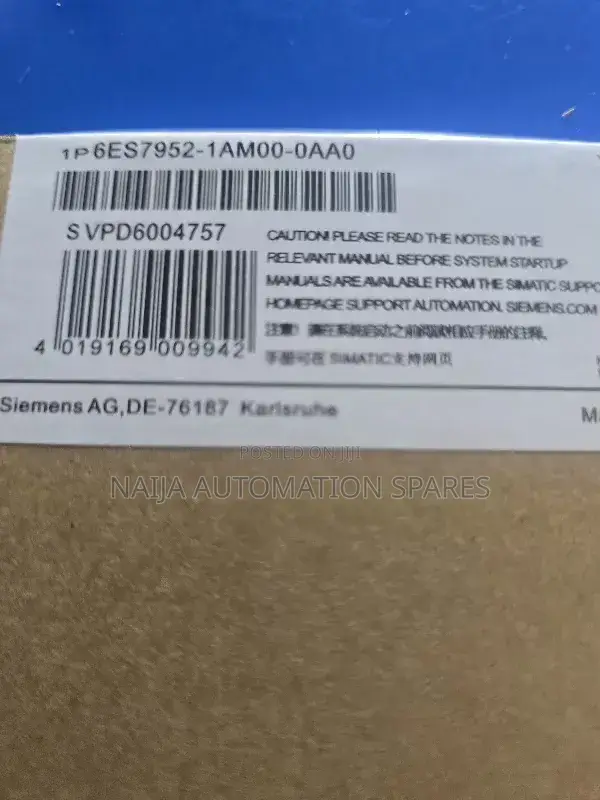 Siemens Simatic Memory Card for S7-400 4mb| 6es7952-1am00-0aa0