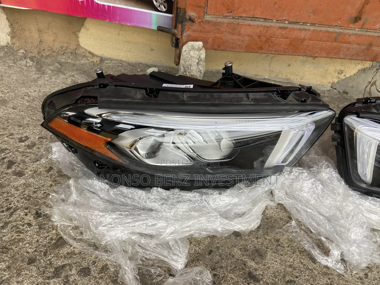 Set of Headlights a Class New Model a 220 Single Charger