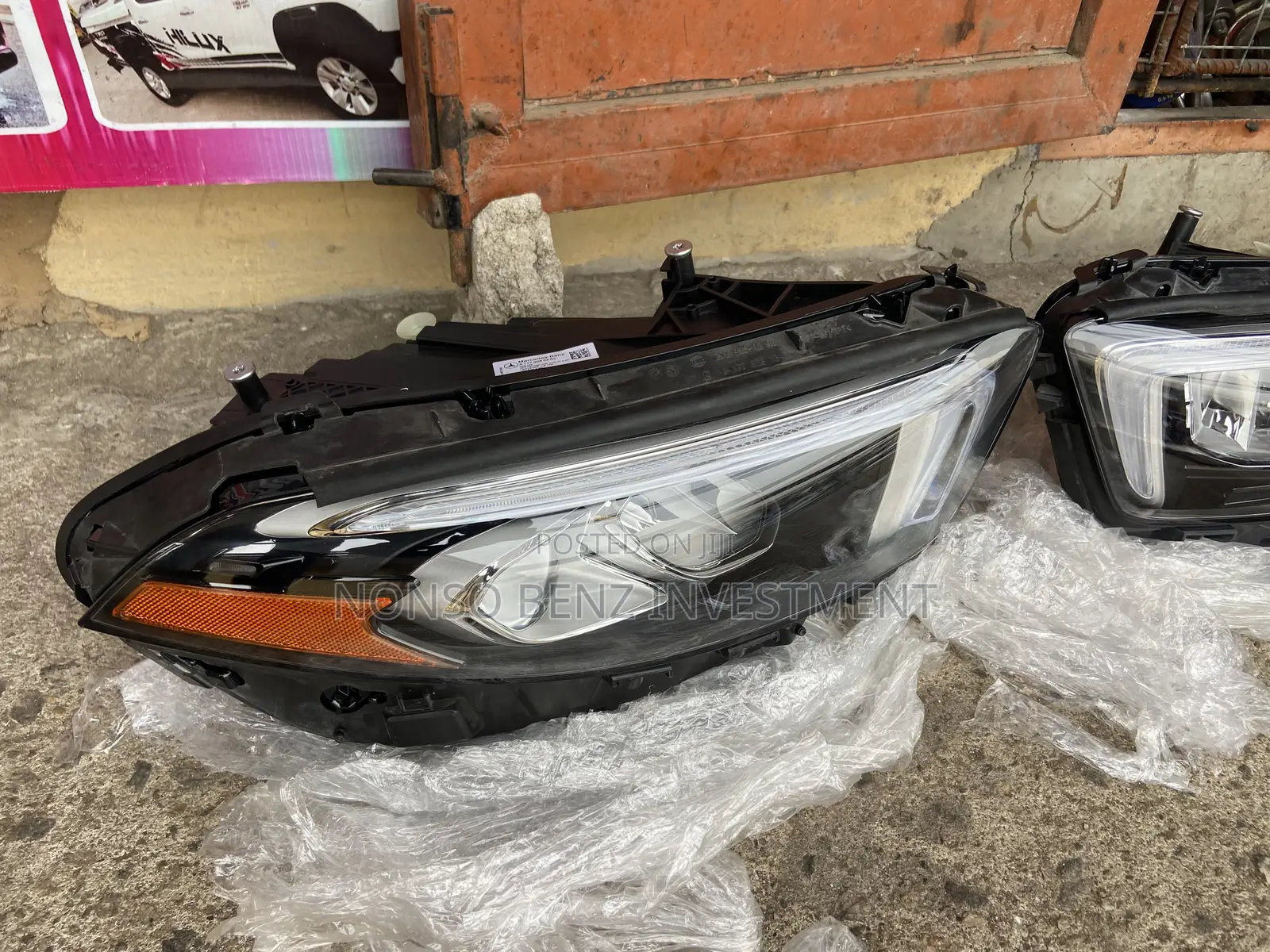 Set of Headlights a Class New Model a 220 Single Charger