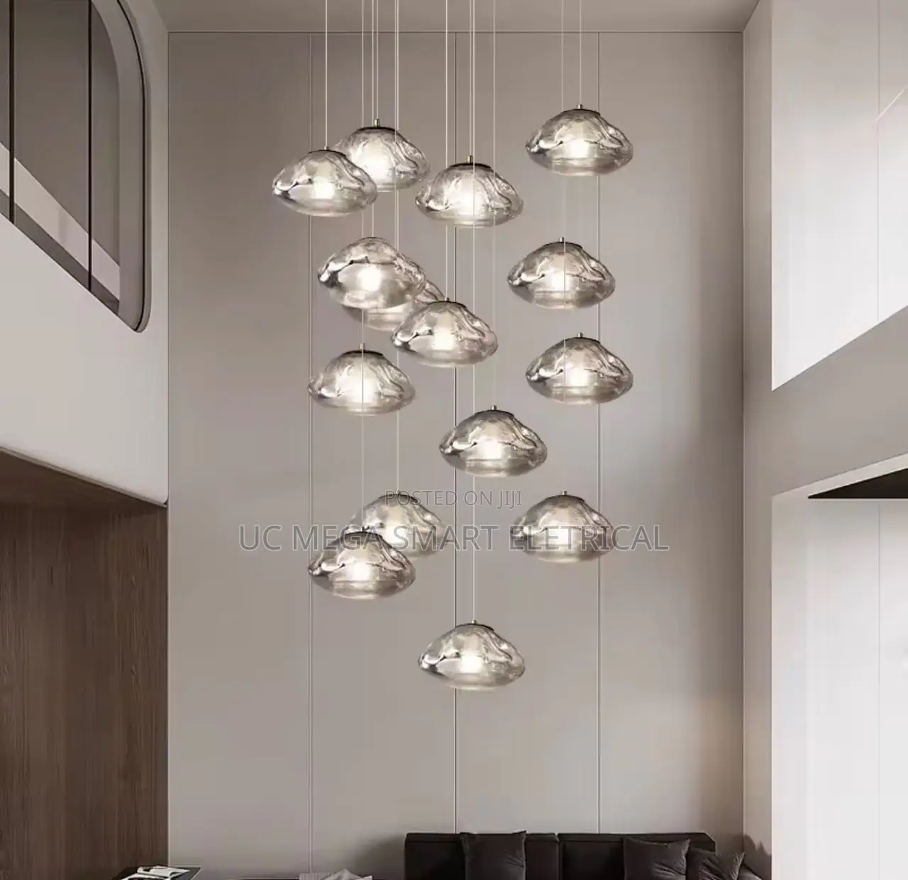 Modern Simple Home Lighting Fixtures, Staircase Chandelier, Livingroom