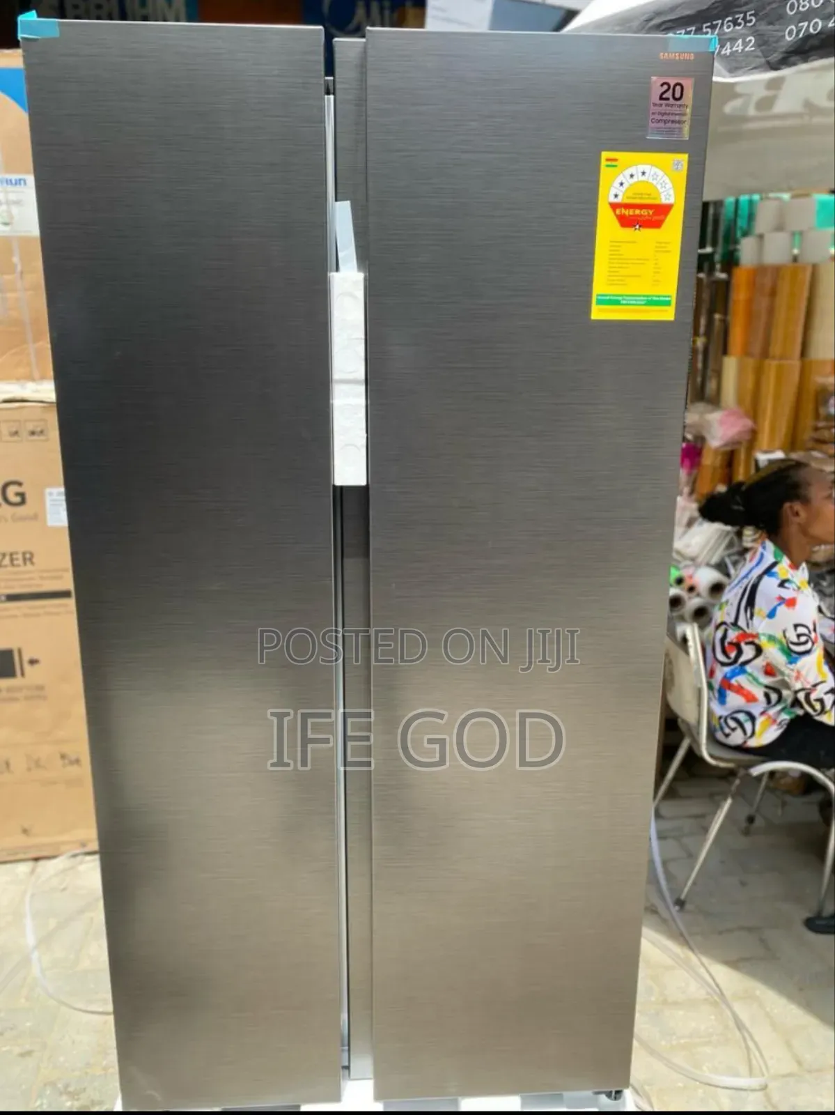 Original Samsung Side by Side 10 Years Warranty Inverter Fridge Etc.