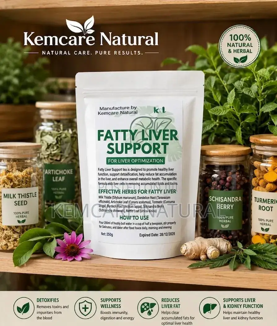 Kemcare Natural Fatty Liver Herbal Support Tea Liver Cleanse Detox