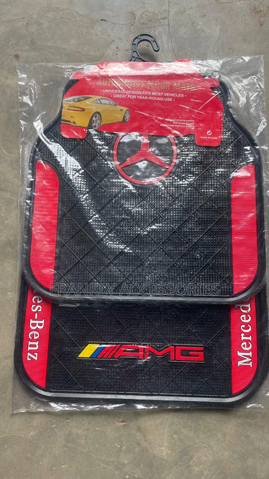 Mercedes Benz Rubber Foot Mat