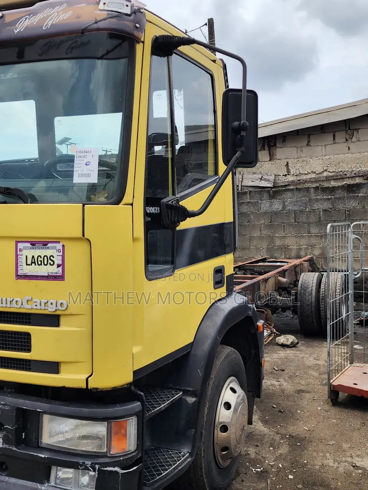 Clean Foreign Used Iveco Euro Cargo Cap and Chassis Truck
