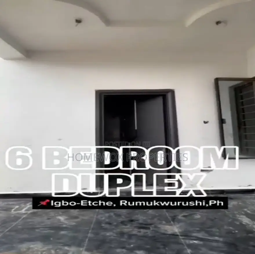6bdrm Duplex In Rumuokwurusi For Sale