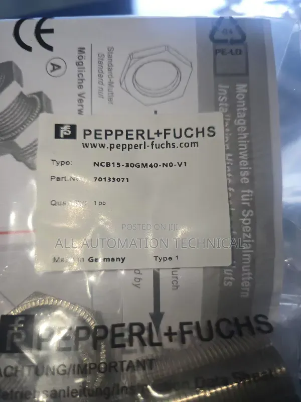 Ncb15-30gm40-no-v1 | Inductive Sensors | Pepperl+Fuchsy