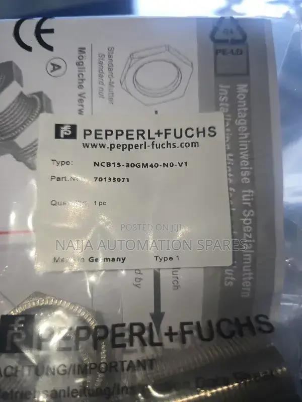 Ncb15-30gm40-no-v1 | Inductive Sensors | Pepperl+Fuchsy