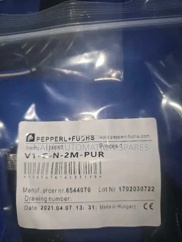 V1-g-n-2m-pur | Pepperl+Fuchs Cable Connector, Namur