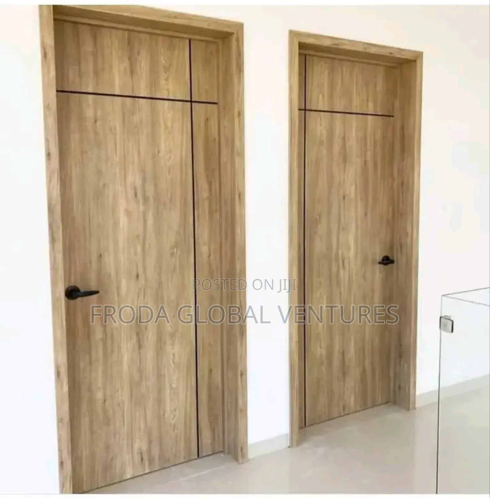 High Density HDF Wooden Doors of 3by7ft