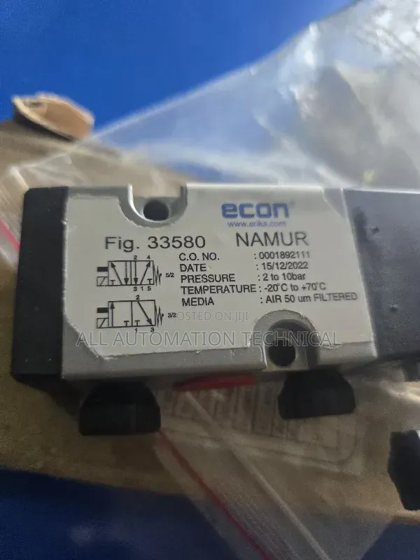 Solenoid Pilot Valve 5/2 or 3/2 Namur Type: 33580 | 24v Dc 1/4"