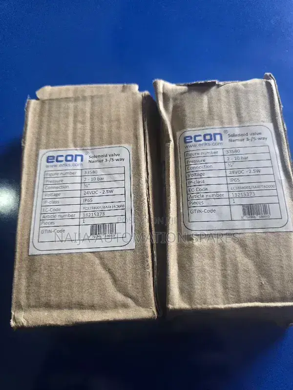 Solenoid Pilot Valve 5/2 or 3/2 Namur Type: 33580 | 24v Dc 1/4"