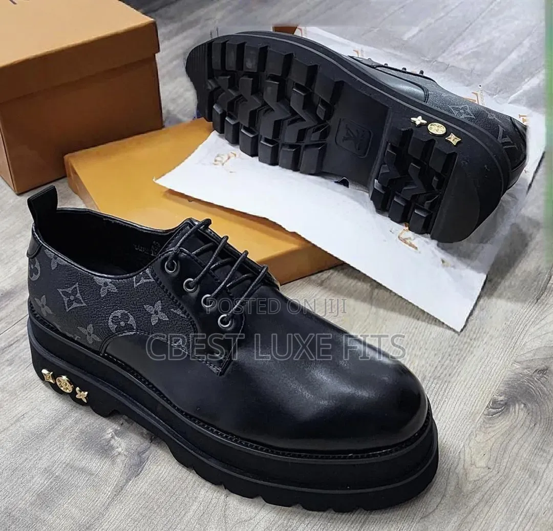 Men's Premium Lv Shoes Chunky Sole