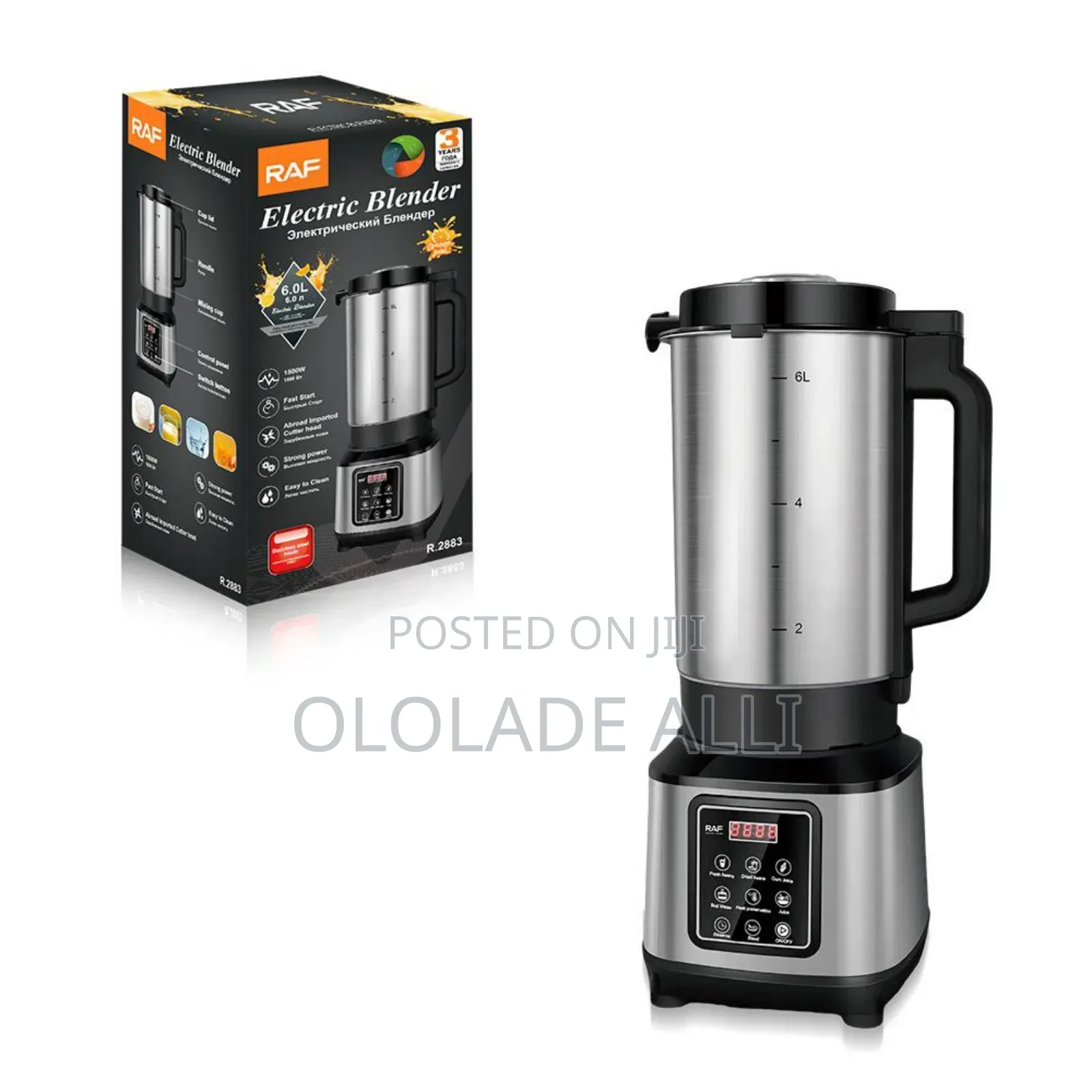 6 Litres Raf Industrial Blender