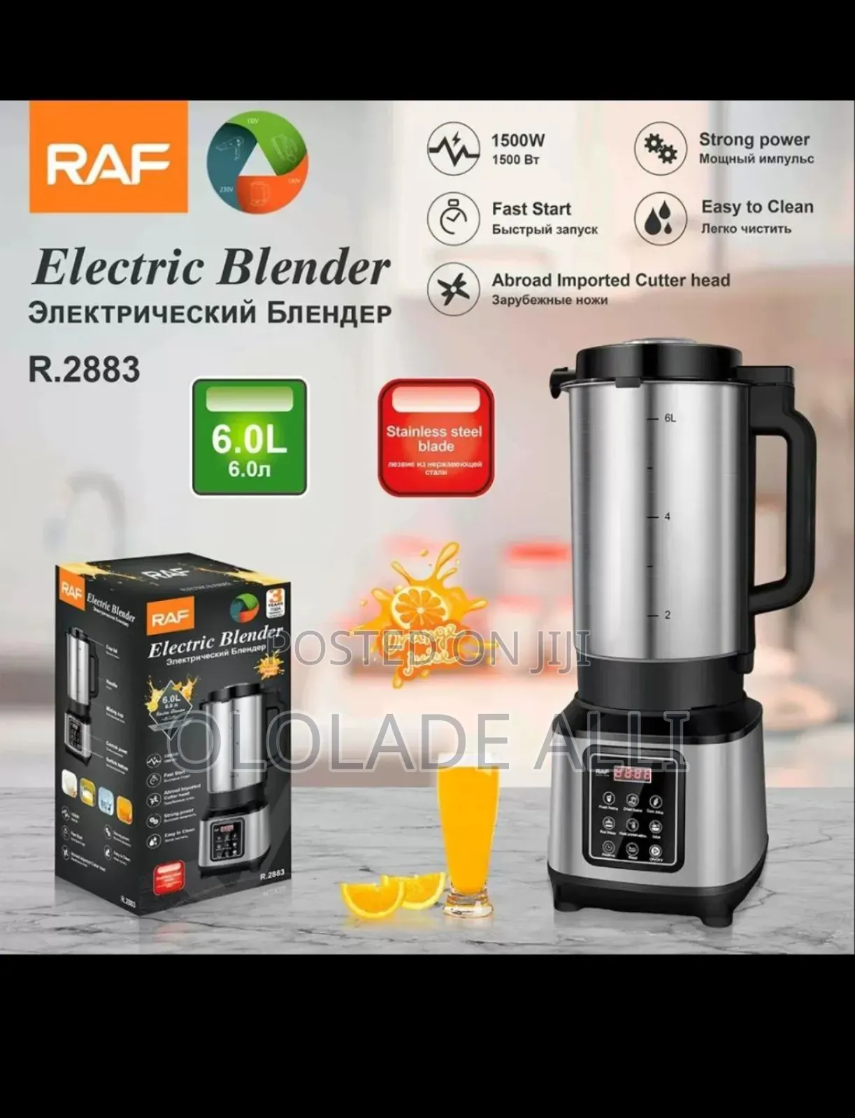 6 Litres Raf Industrial Blender