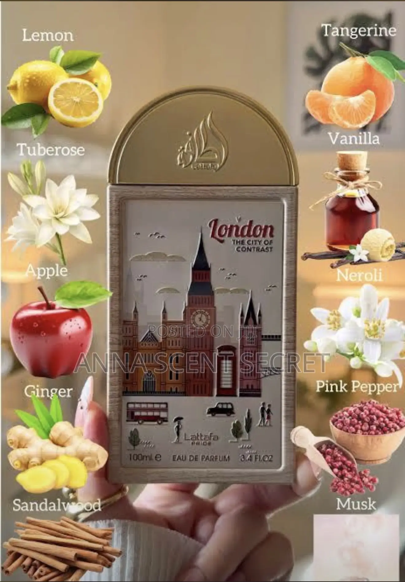London the City of Contrast by Lattafa Perfumes 100ml
