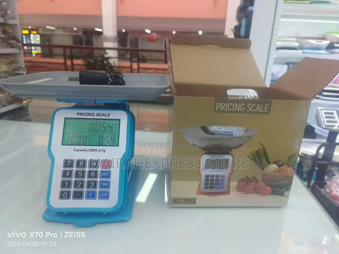 Digital Kitchen and Parcel Weighing Scale Stainless Steel 2st7