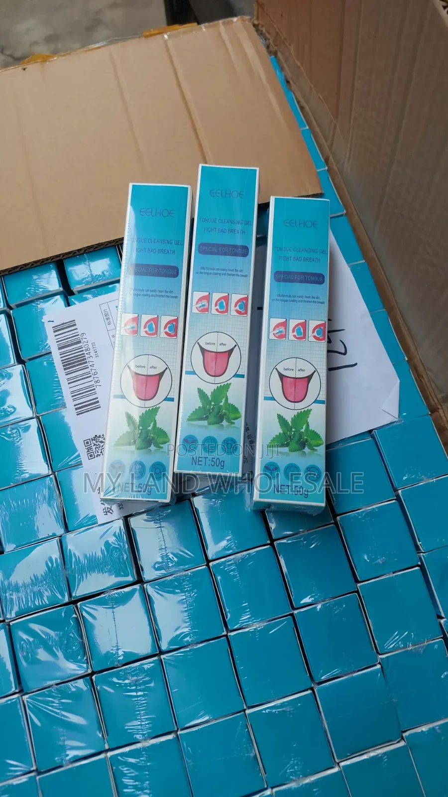 Tongue Cleansing Gel With Tongue Scraper/Cure Mouth Odour