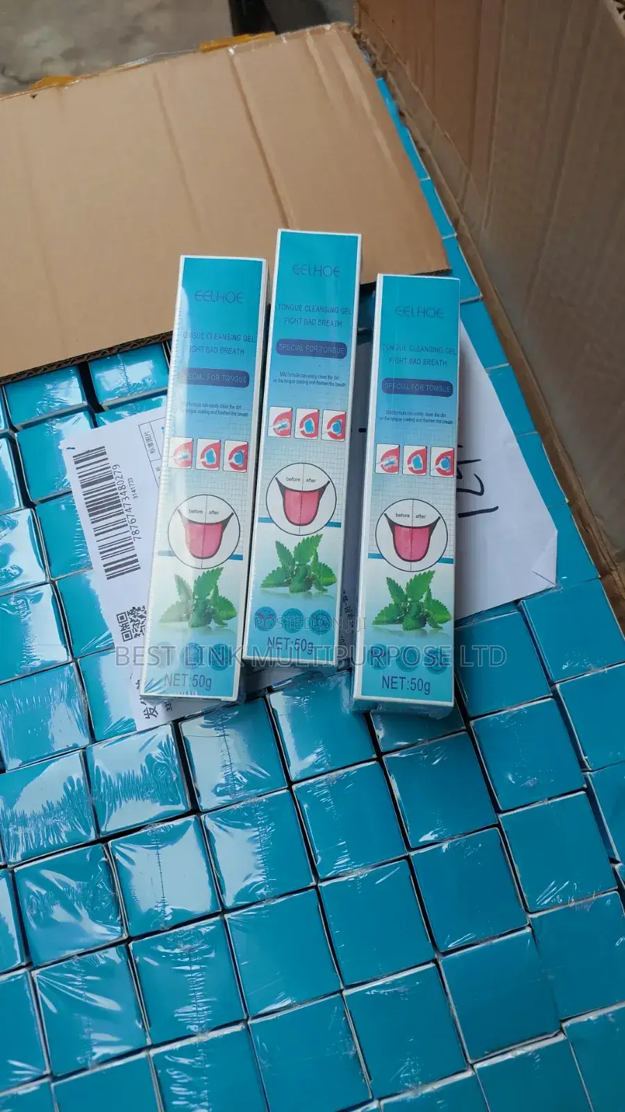 Tongue Cleansing Gel With Tongue Scraper/Cure Mouth Odour