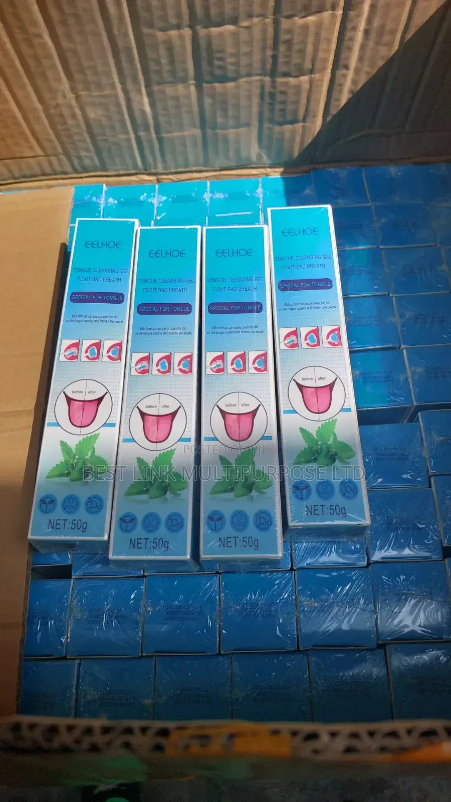 Tongue Cleansing Gel With Tongue Scraper/Cure Mouth Odour